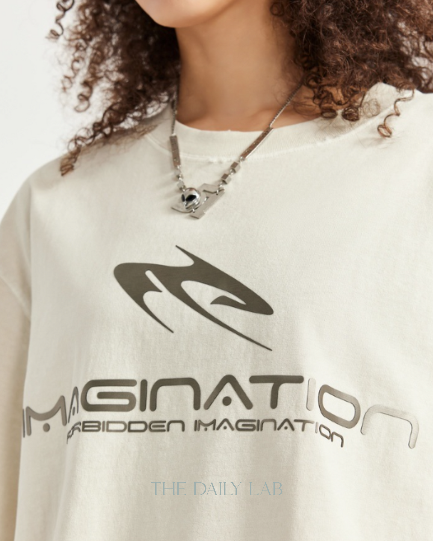 Imagination Tee in Beige