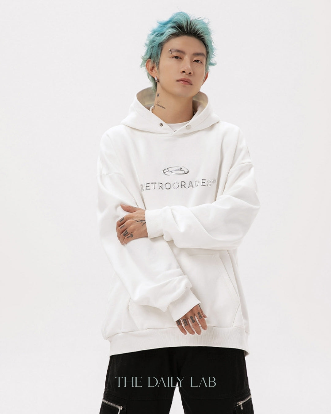 Retrogrades Hoodie in White