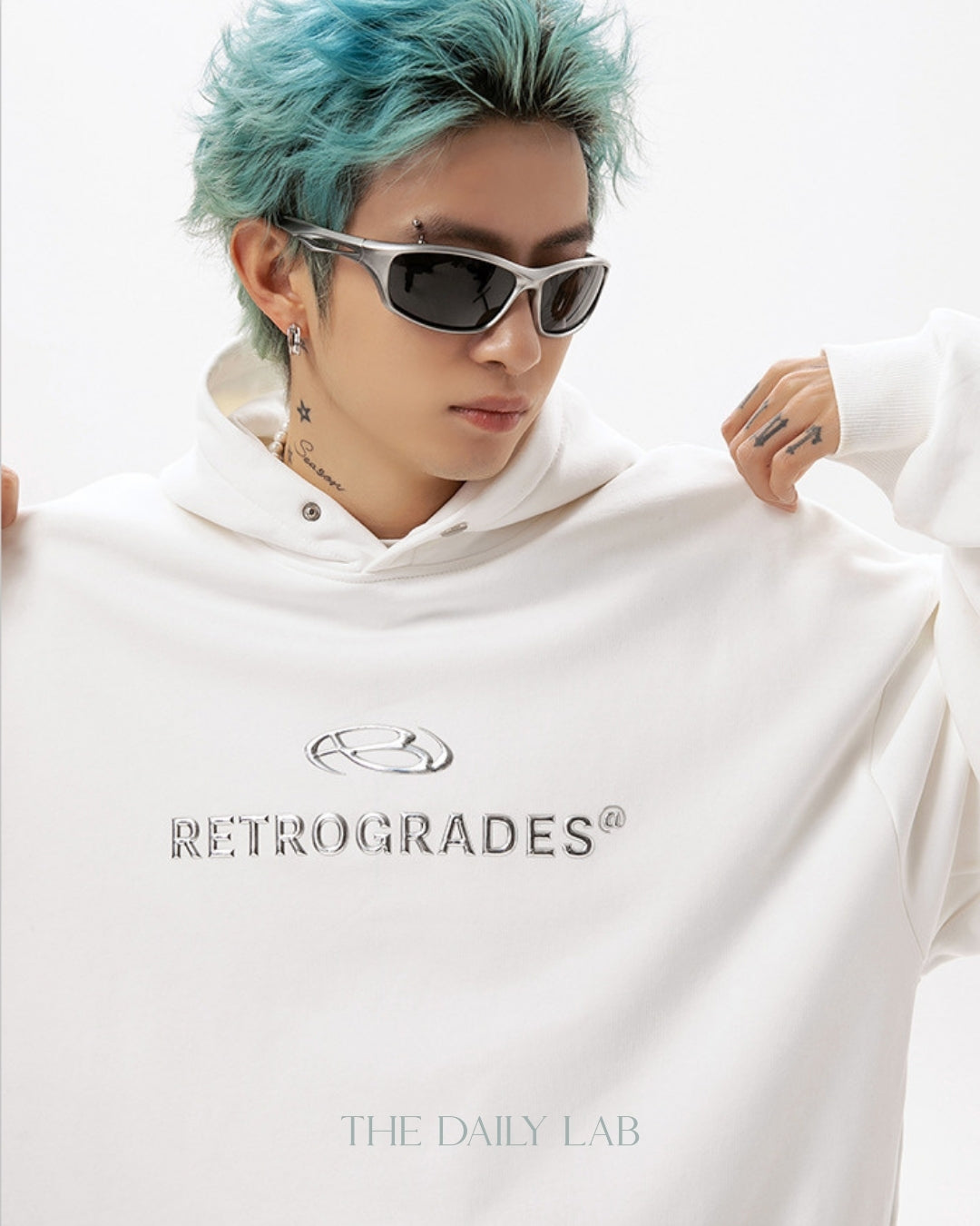 Retrogrades Hoodie in White