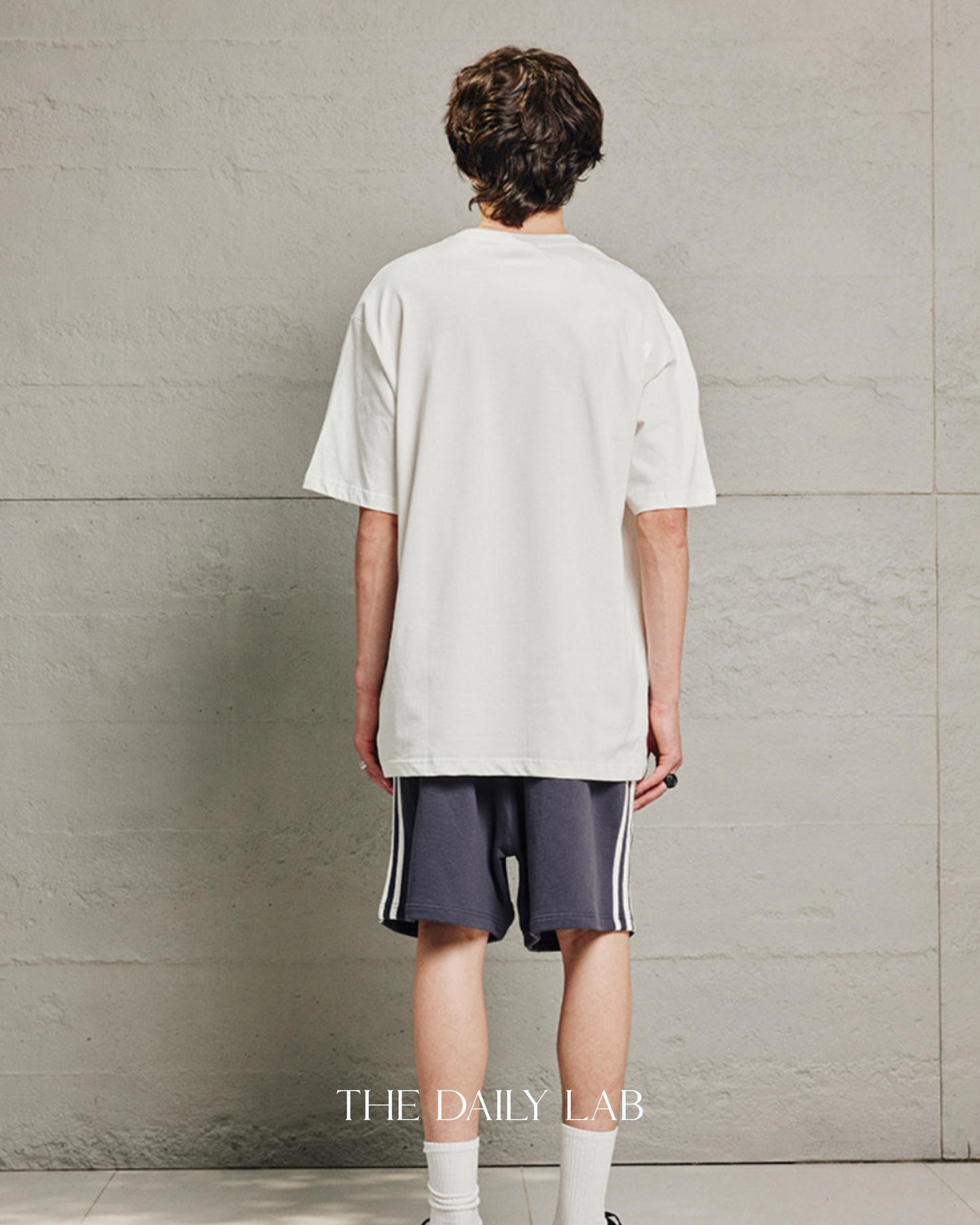 250G BLUE Oversized Shirt in White