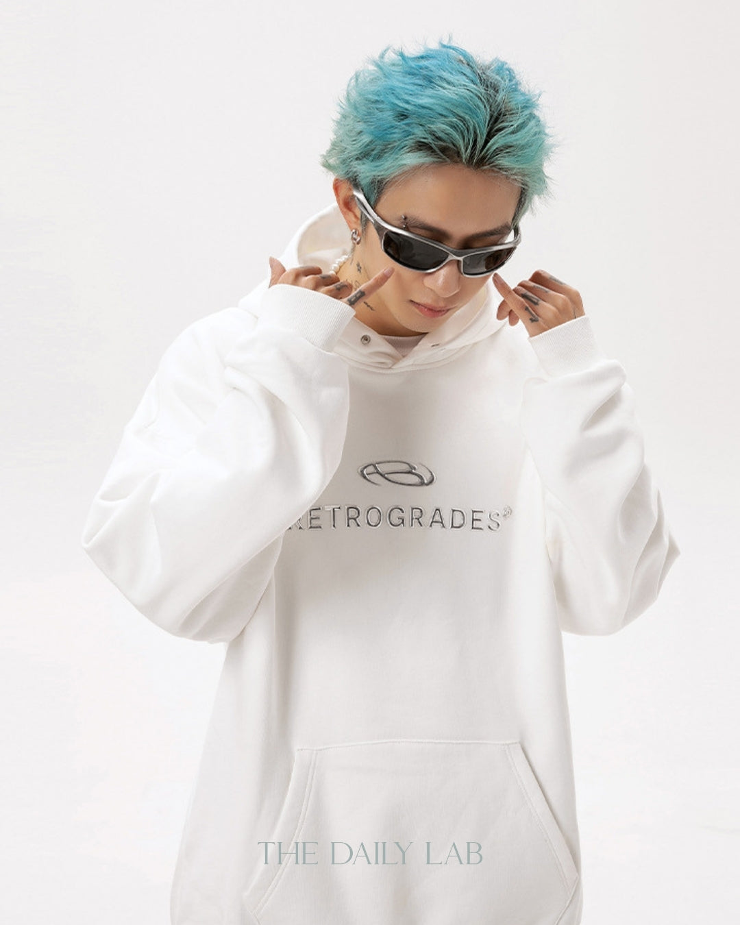 Retrogrades Hoodie in White