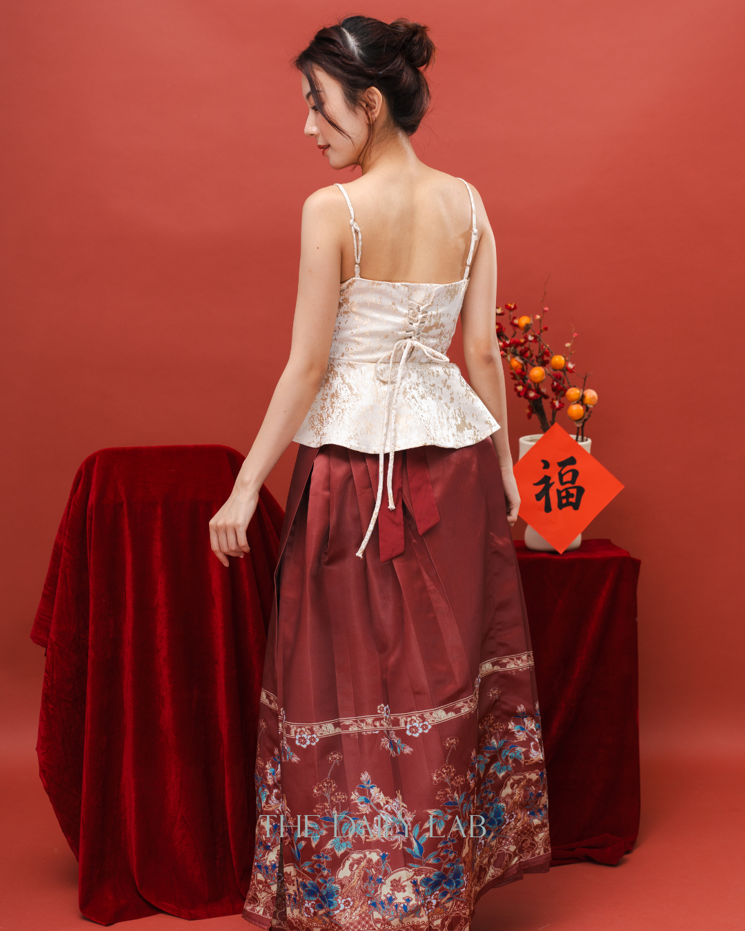 Pleated Mamian Dress