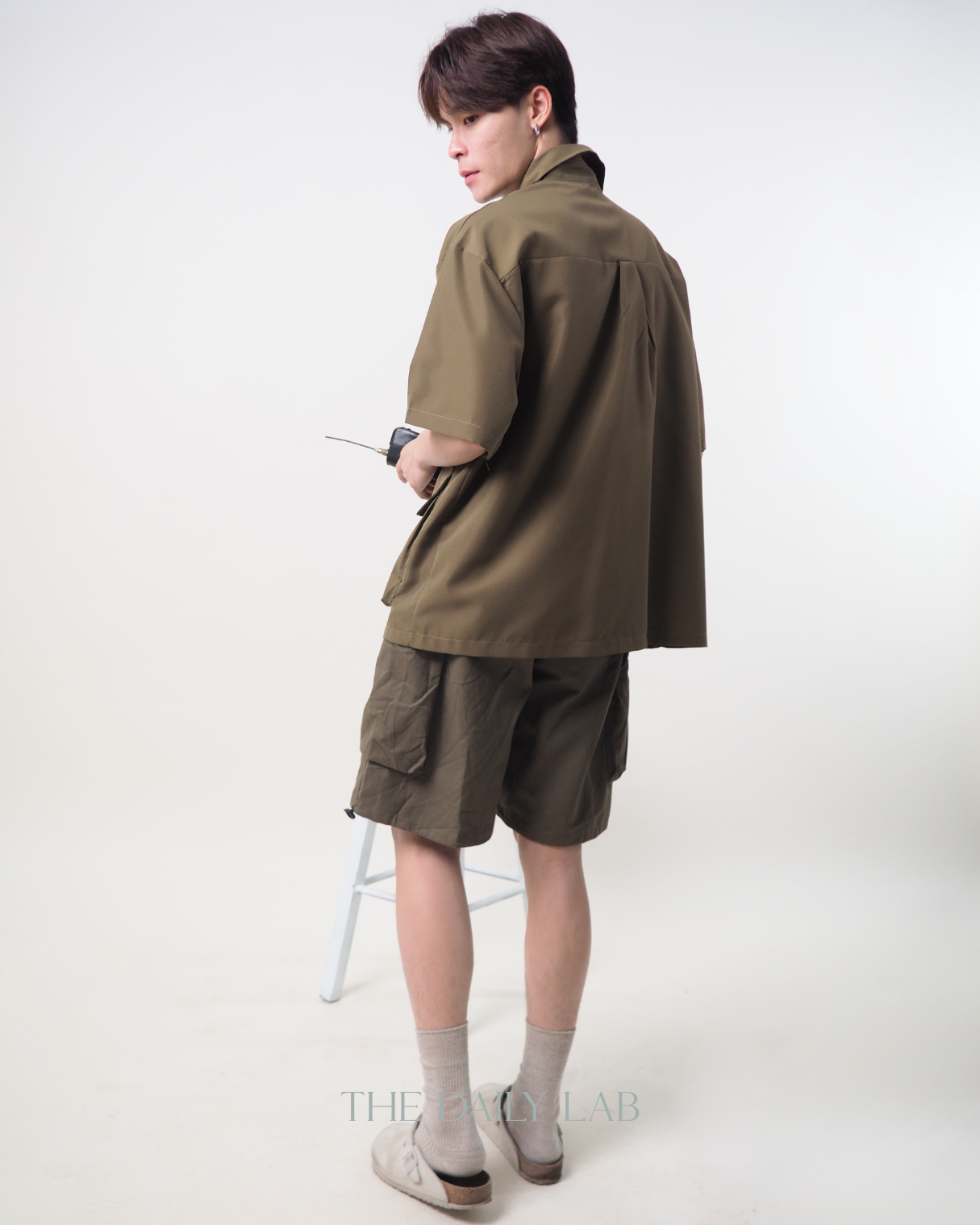 Buttoned Pocketed Shirt