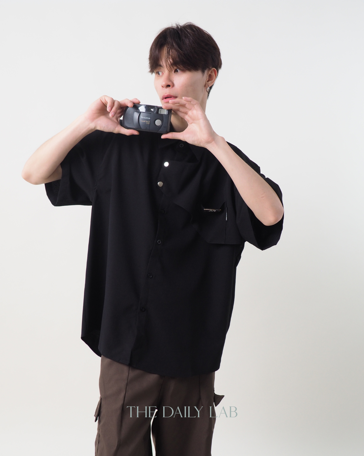 Buttoned Shirt in Black