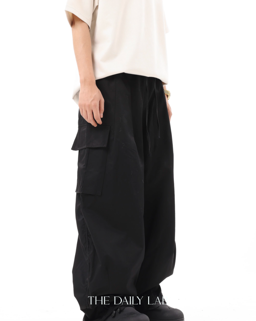 Vintage Ruffled Cargo Pants