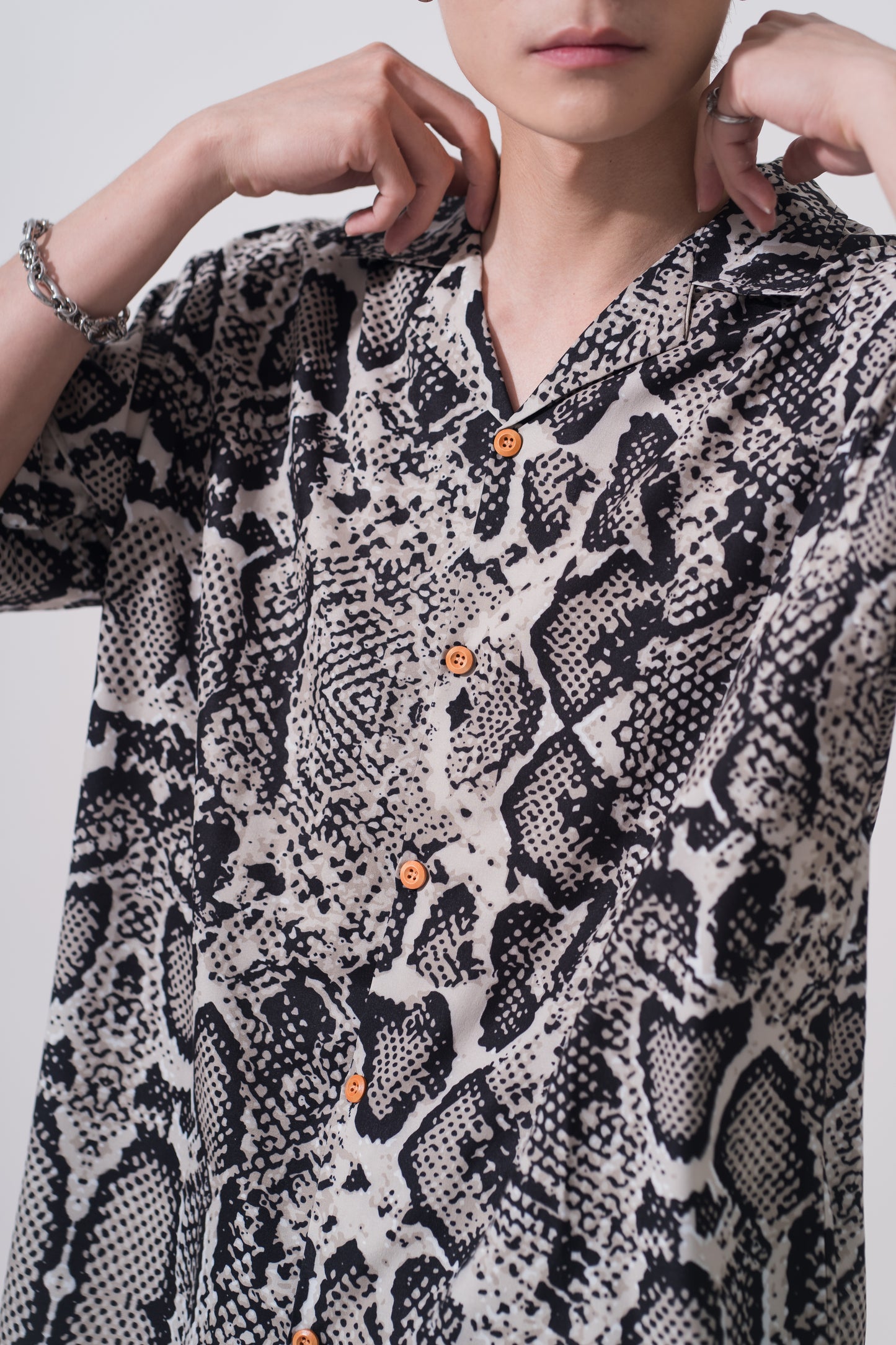 Vintage Snakeskin Oversized Shirt