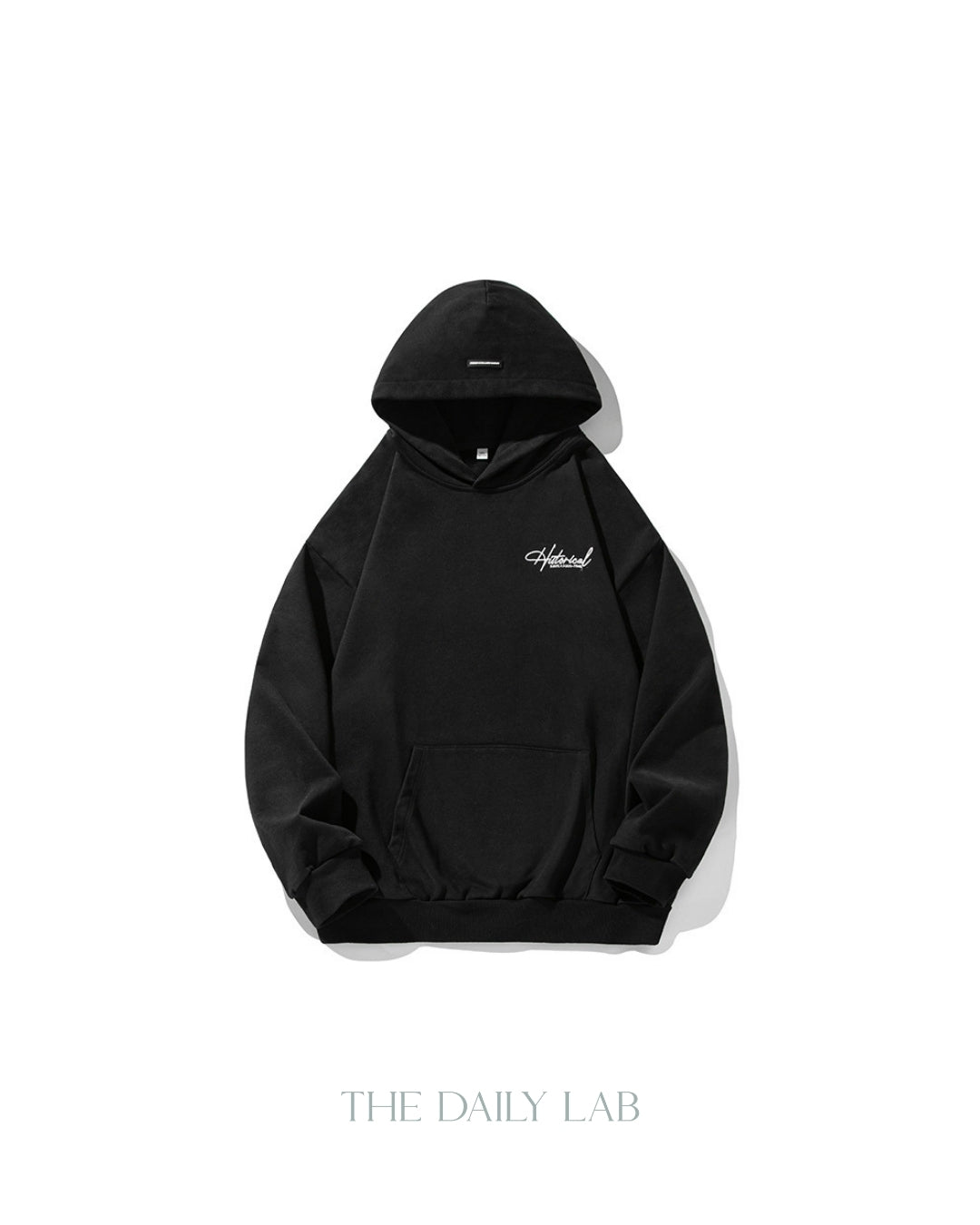 Historical 400G Vintage Heavyweight Hoodie in Black