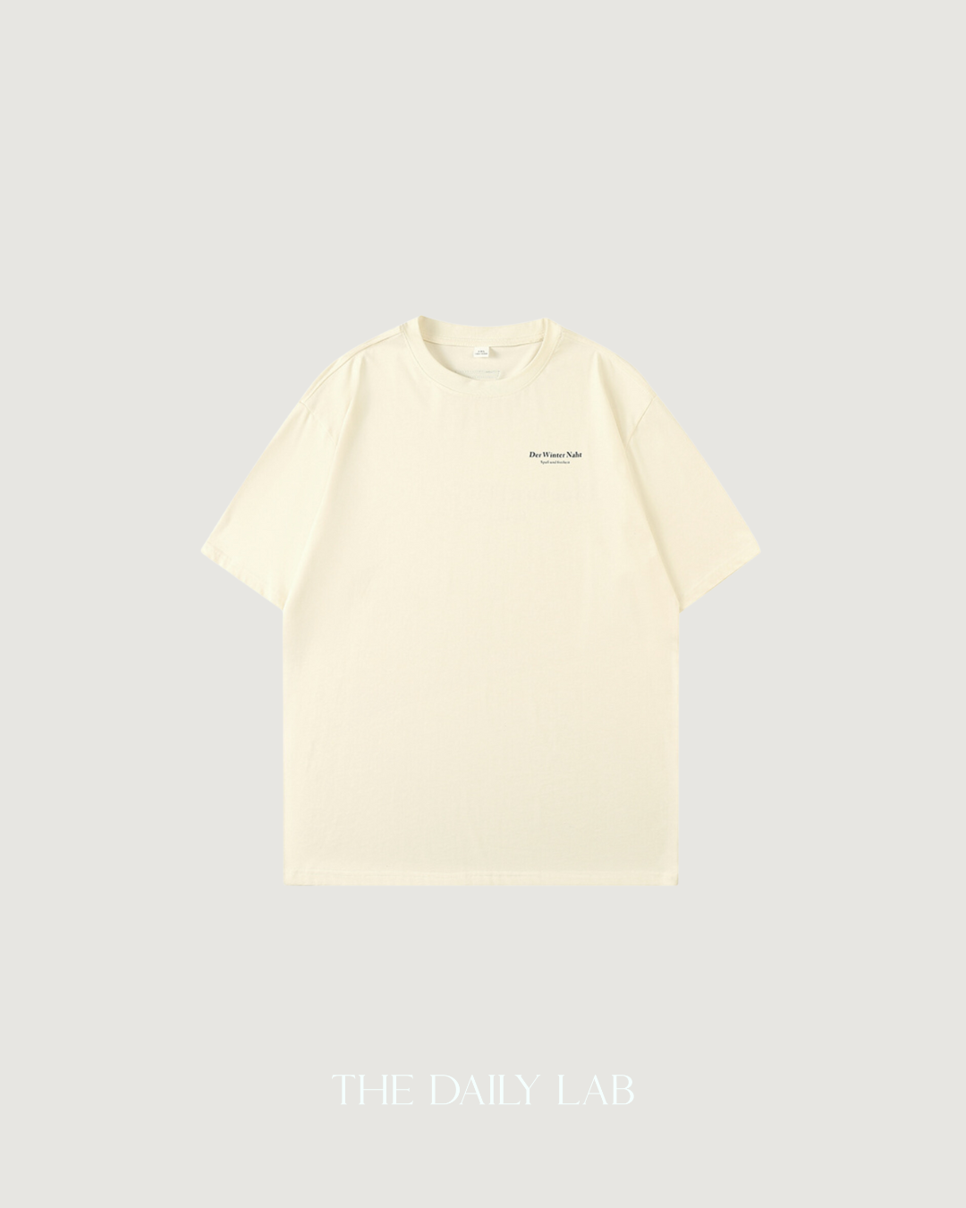 Der Winter Naht Oversized Tee in Beige (Size L)