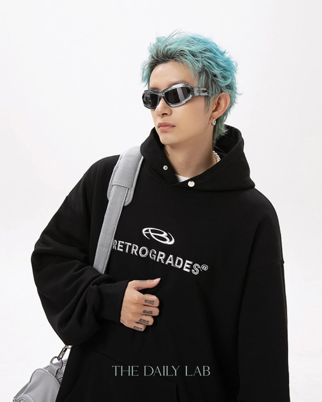 Retrogrades Hoodie in Black