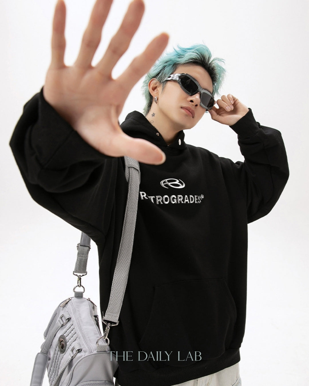 Retrogrades Hoodie in Black