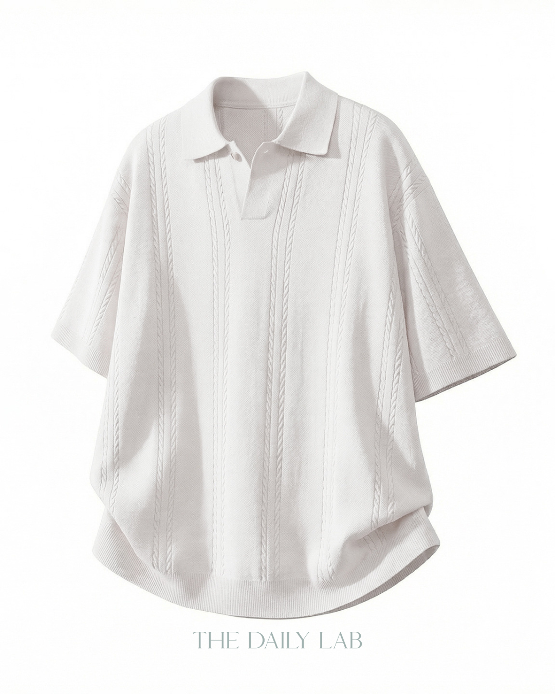 Coast Club Knit Polo in White