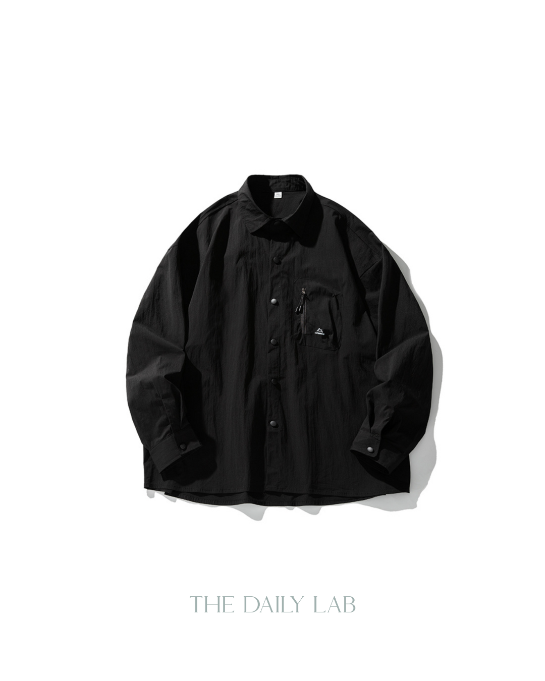 Latesnacked Overshirt in Black