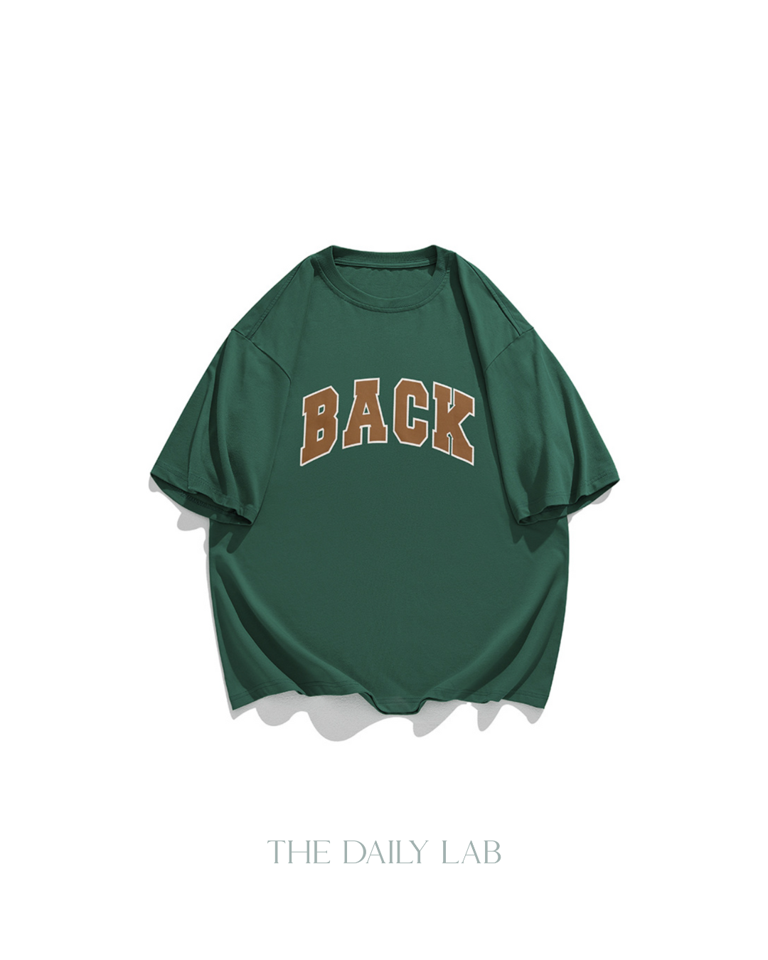 BACK Cotton Tee in Green