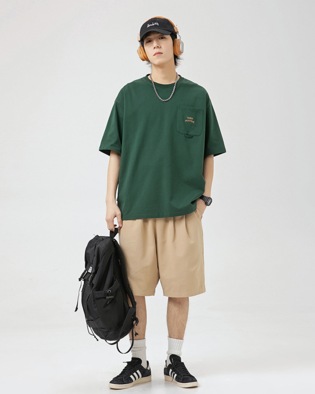 Times Practice Oversized Tee in Green