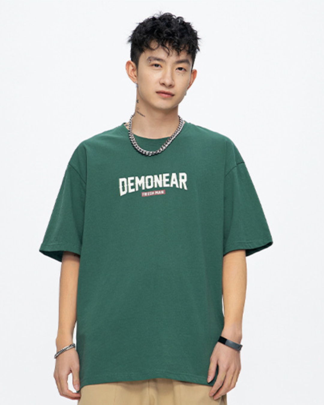 Demonear Oversized Tee in Green