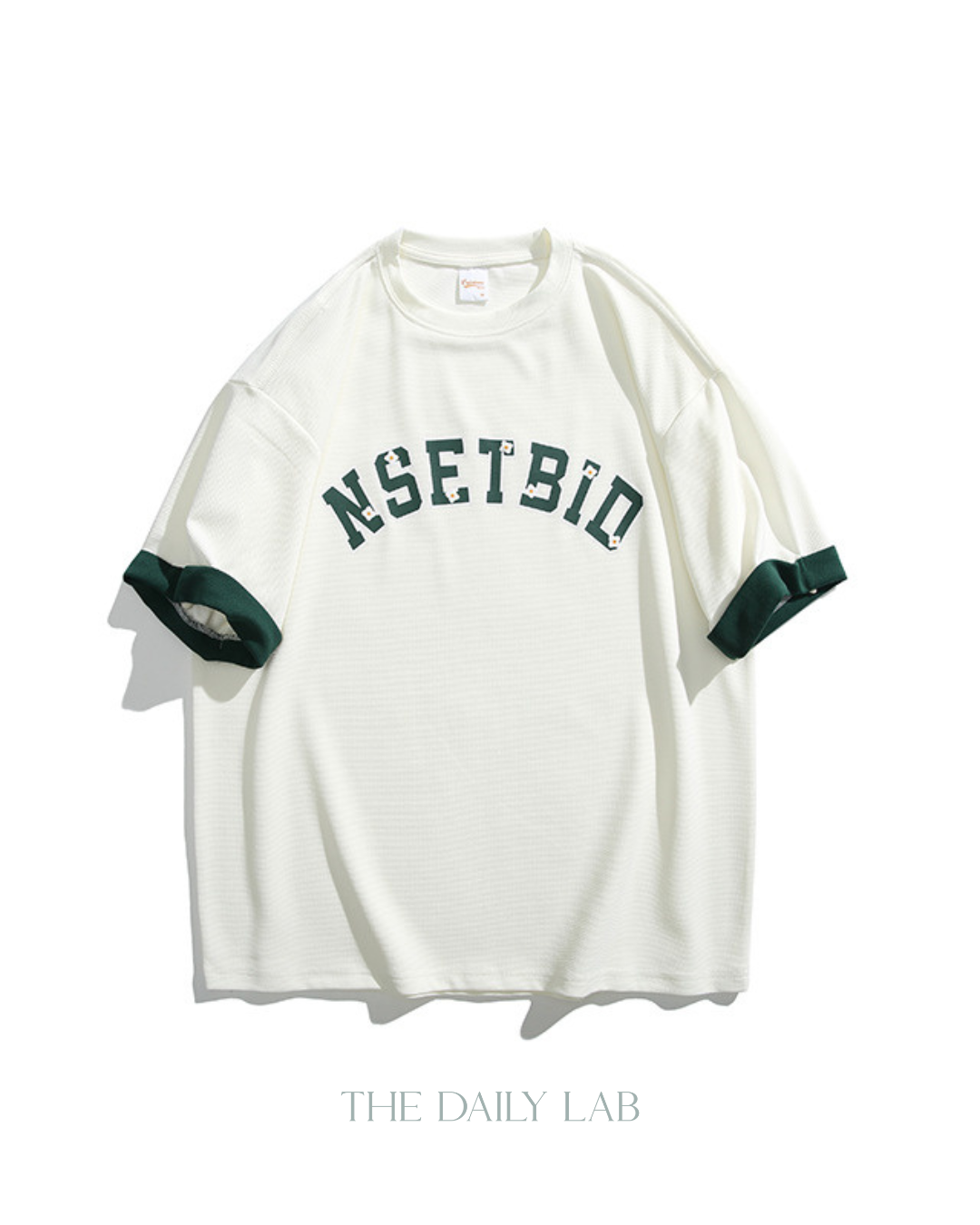 Vintage Japanese Style Short Sleeve Tee In White