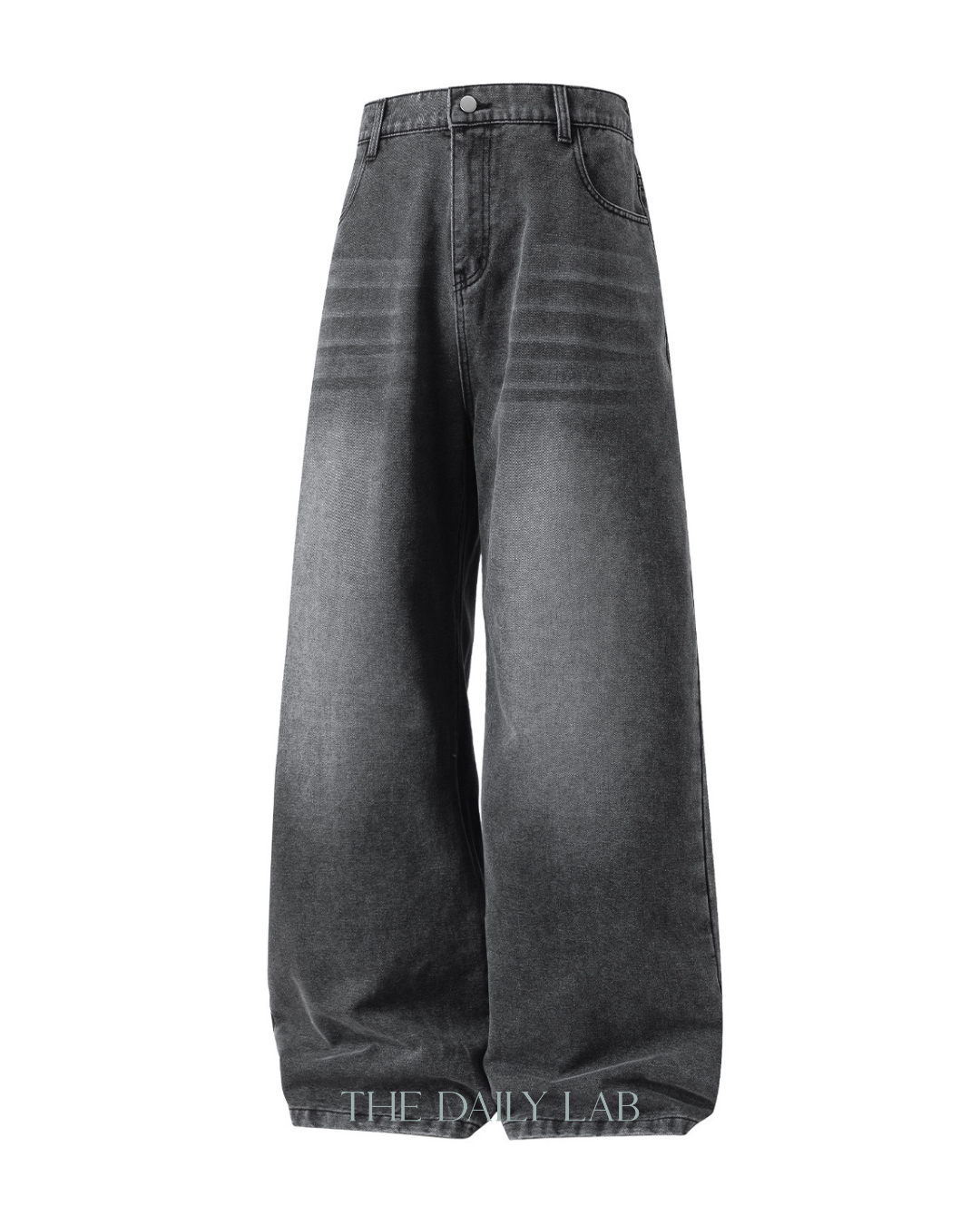 American Vintage Oversized Jeans In Grey