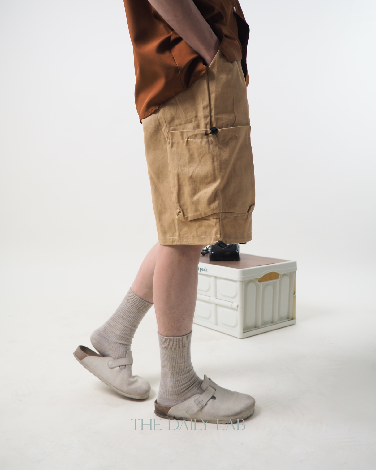 Cargo Pocketed Pants in Khaki