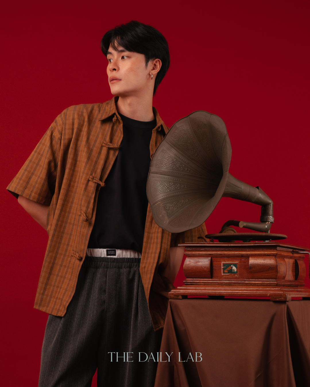 Heritage Plaid Tang Shirt in Brown