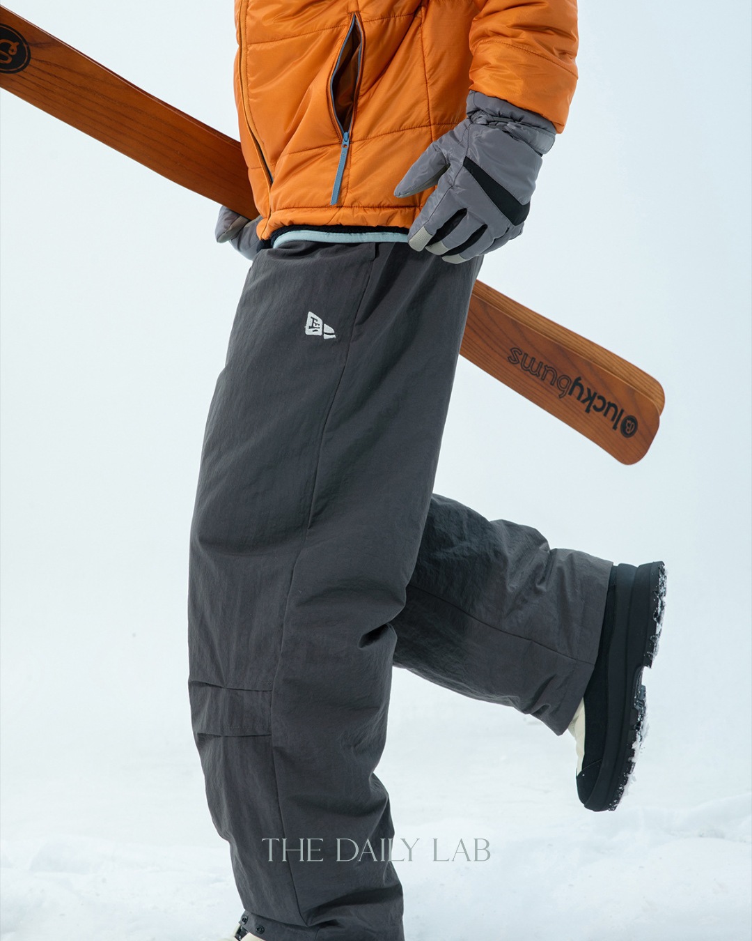 Thickened Cotton Casual Long Pants in Grey