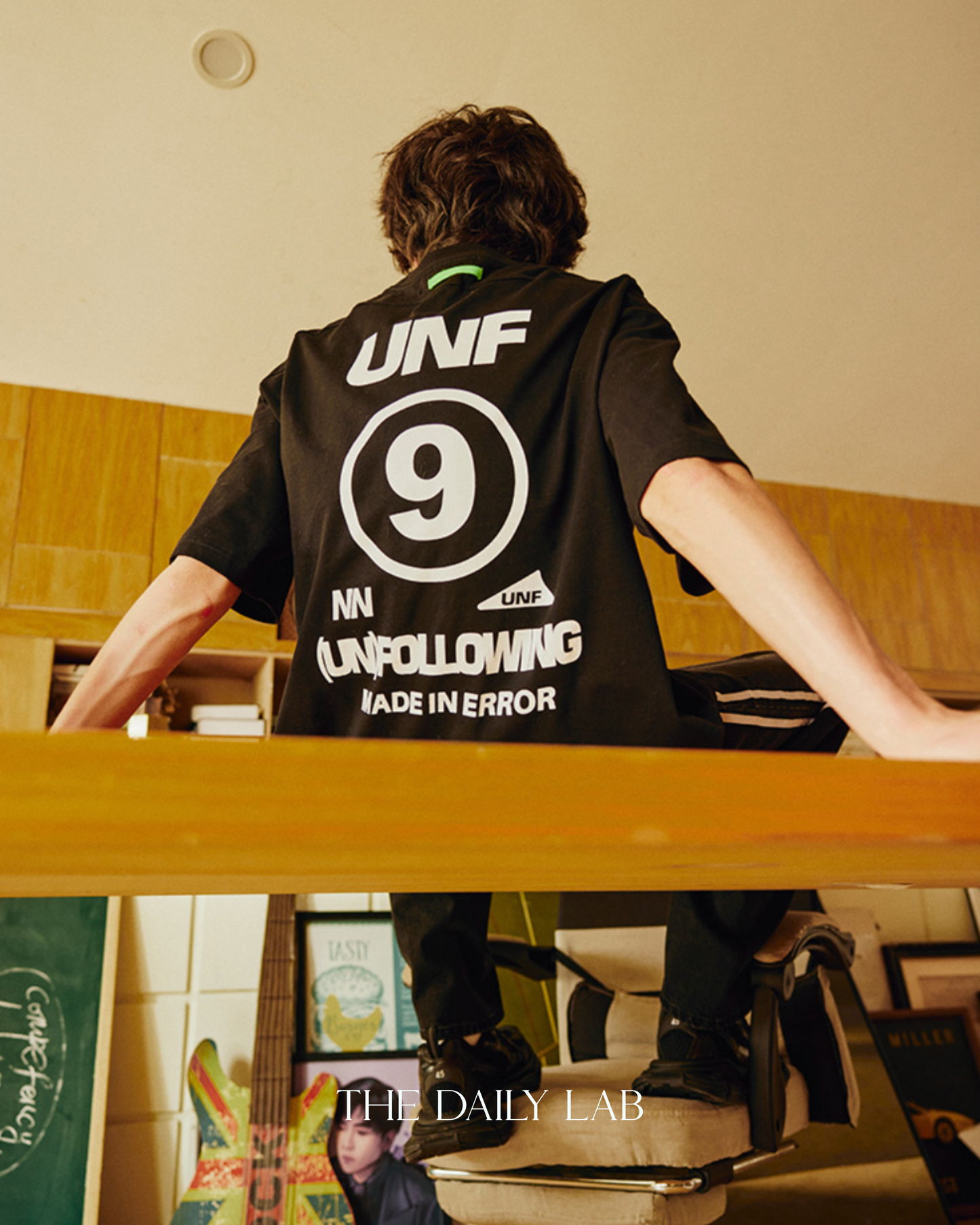 250G MADE IN ERROR Oversized Shirt in Black