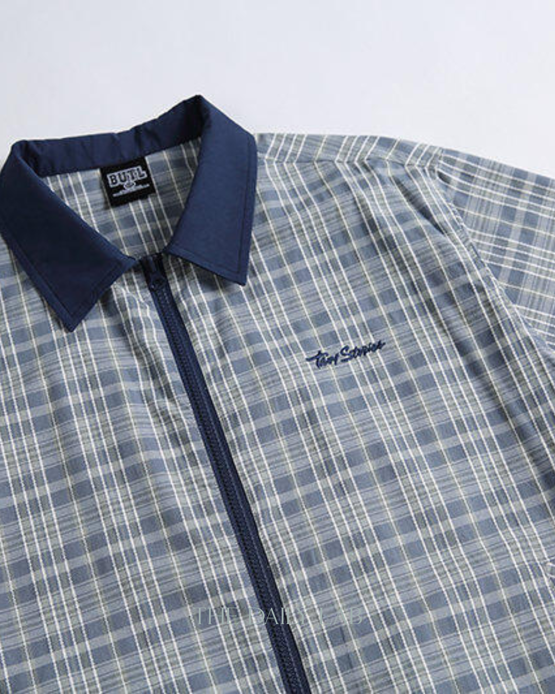 American Streetwear Patchwork Shirt in Brown