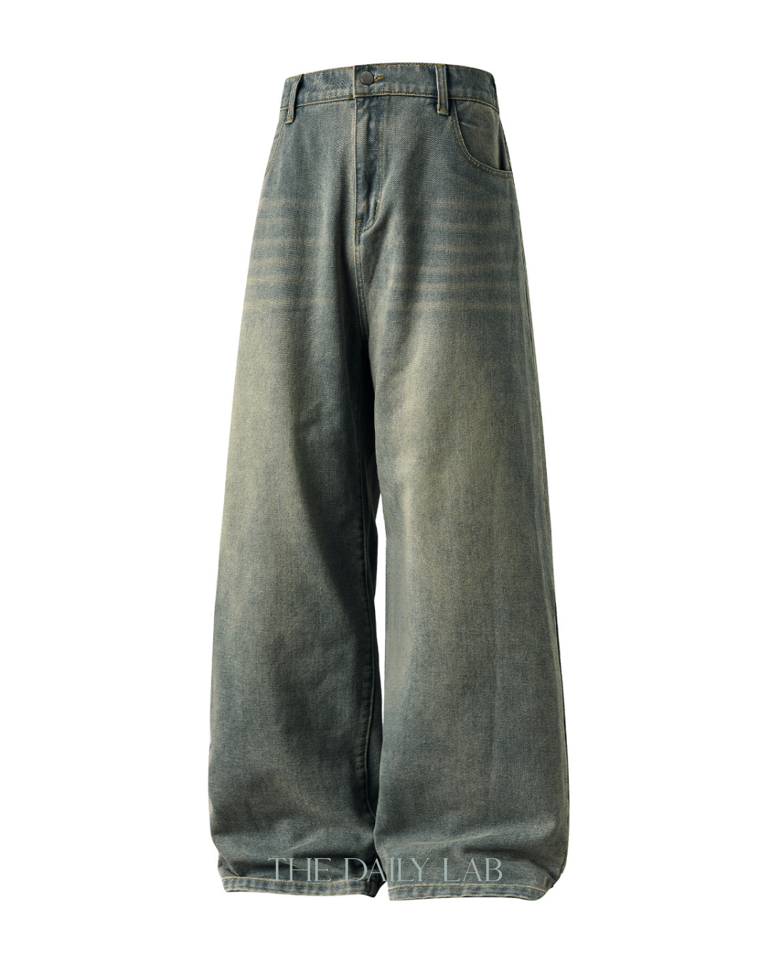 American Vintage Oversized Jeans In Vintage Blue