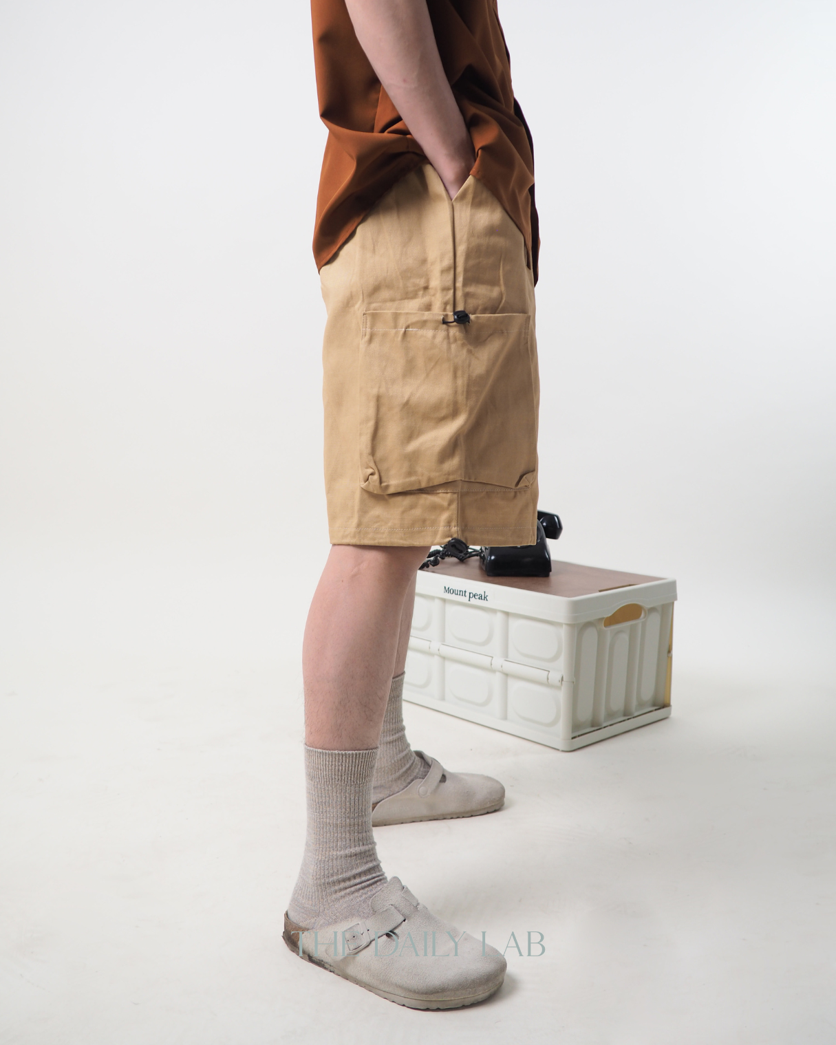 Cargo Pocketed Pants in Khaki