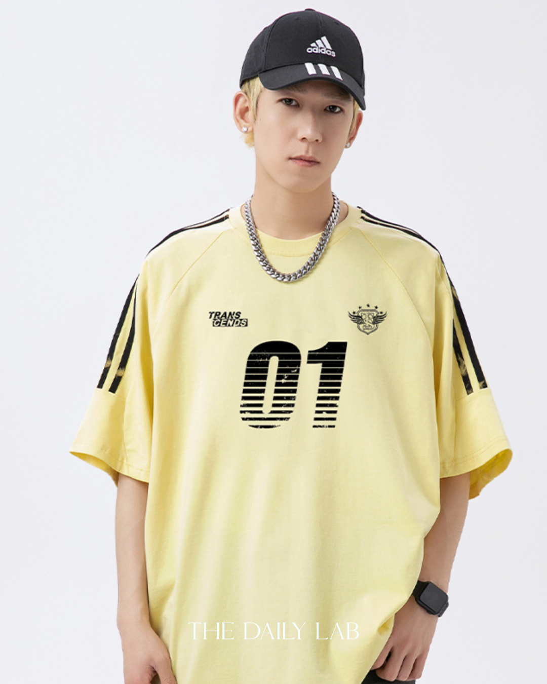 01 Vintage Oversized Tee in Yellow