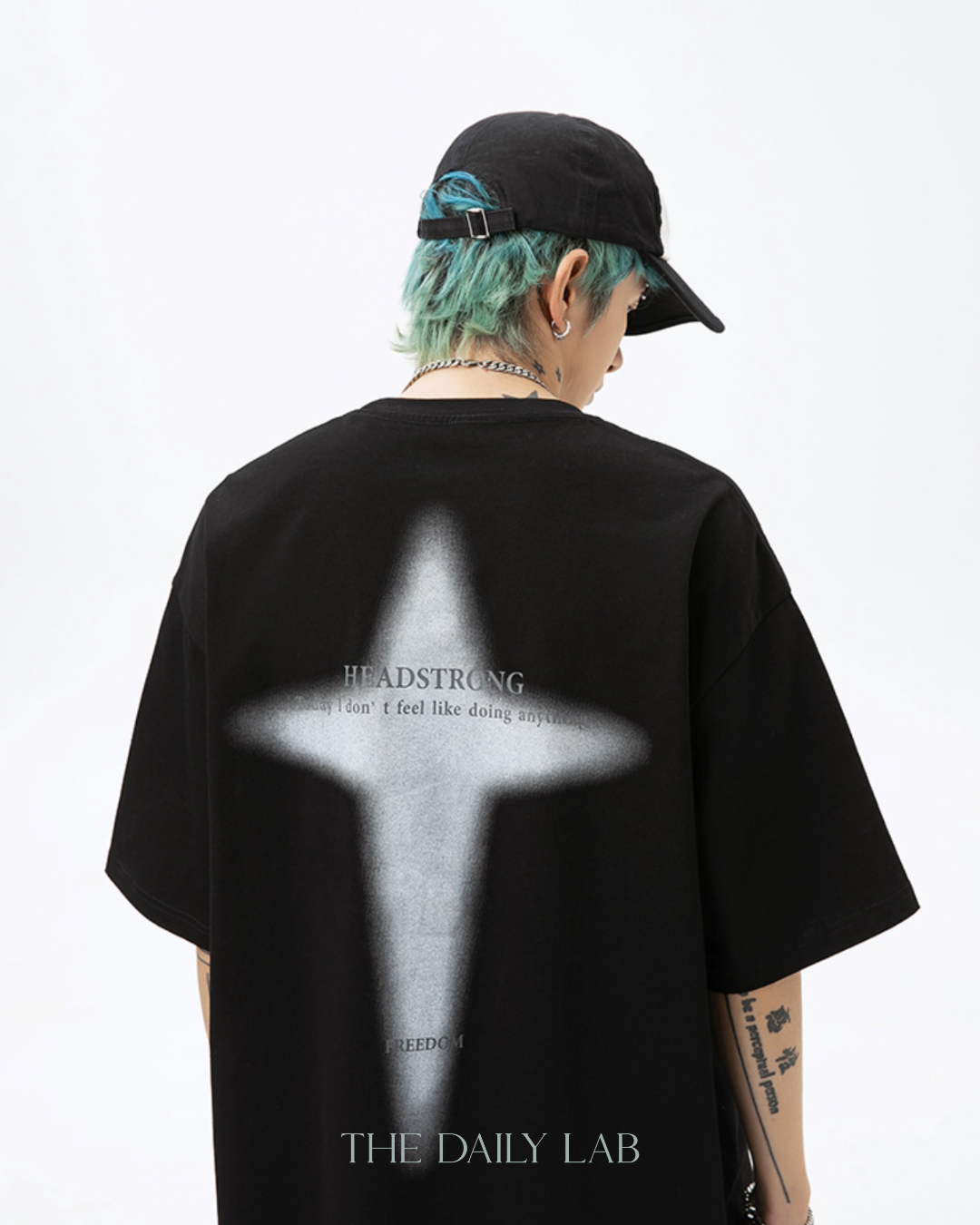Headstrong Relaxed Tee in Black