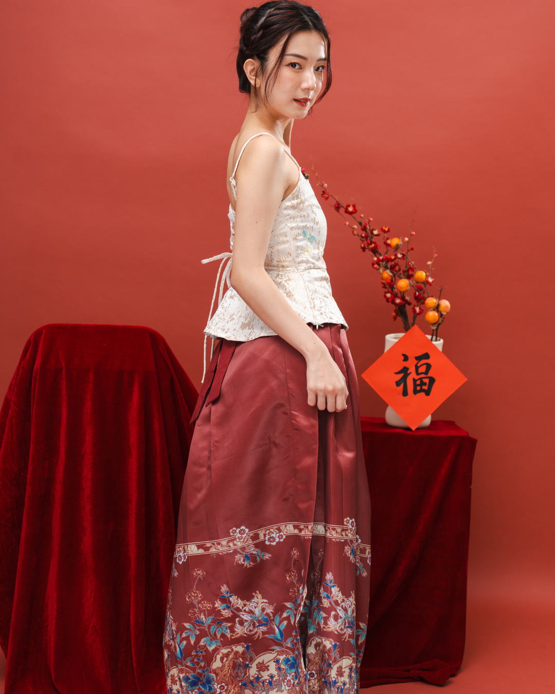 Pleated Mamian Dress