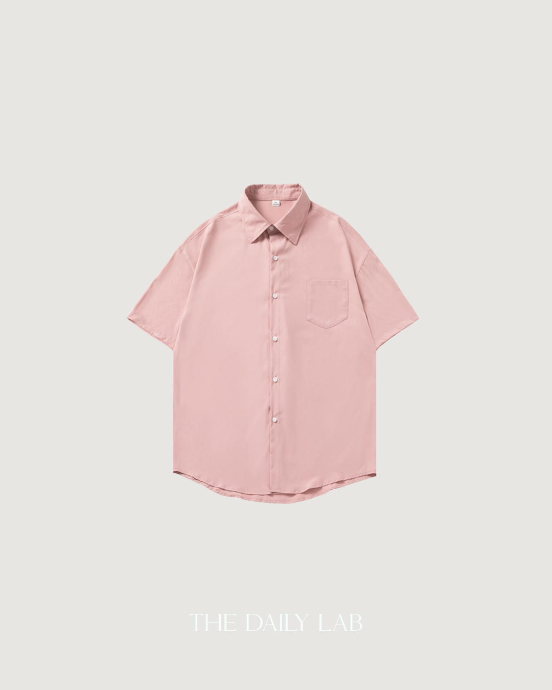 Casual Loose Buttoned Shirt in Pink (In-Stock)