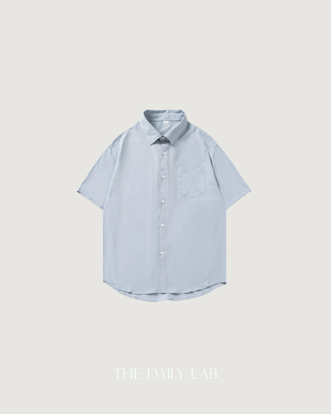 Casual Loose Buttoned Shirt in Blue (In-Stock)