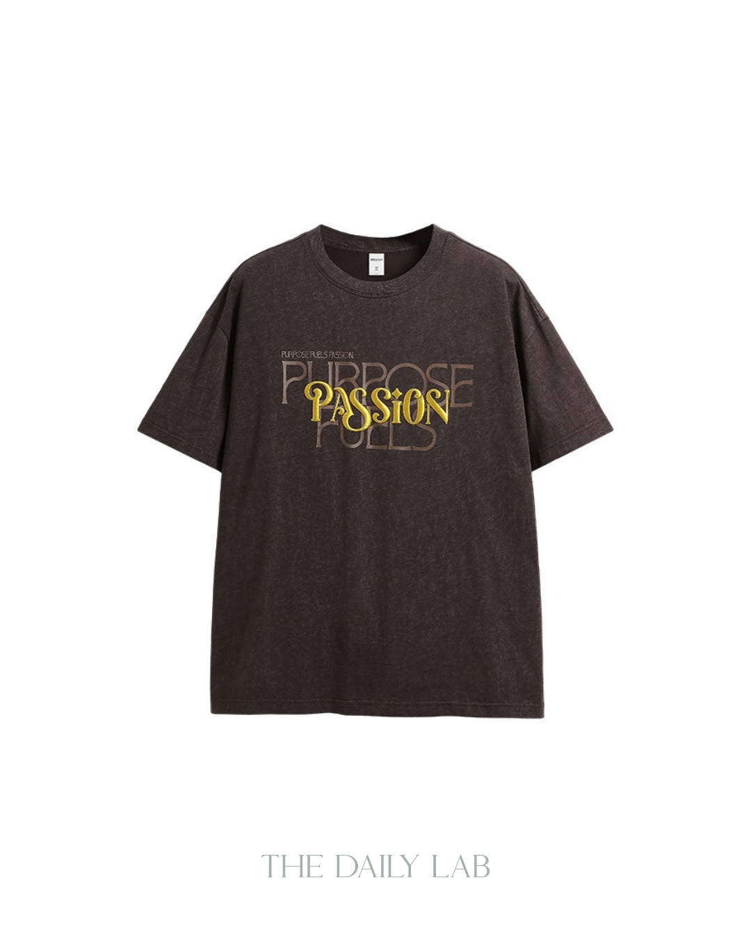 Passion Oversized Tee in Brown