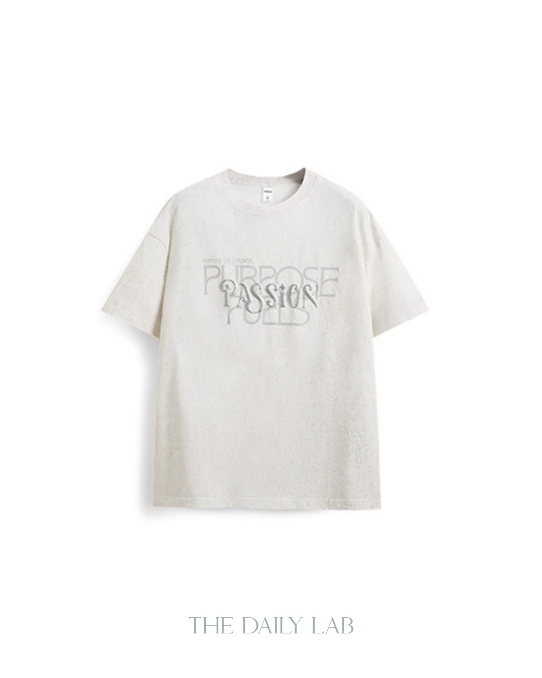 Passion Oversized Tee in Beige