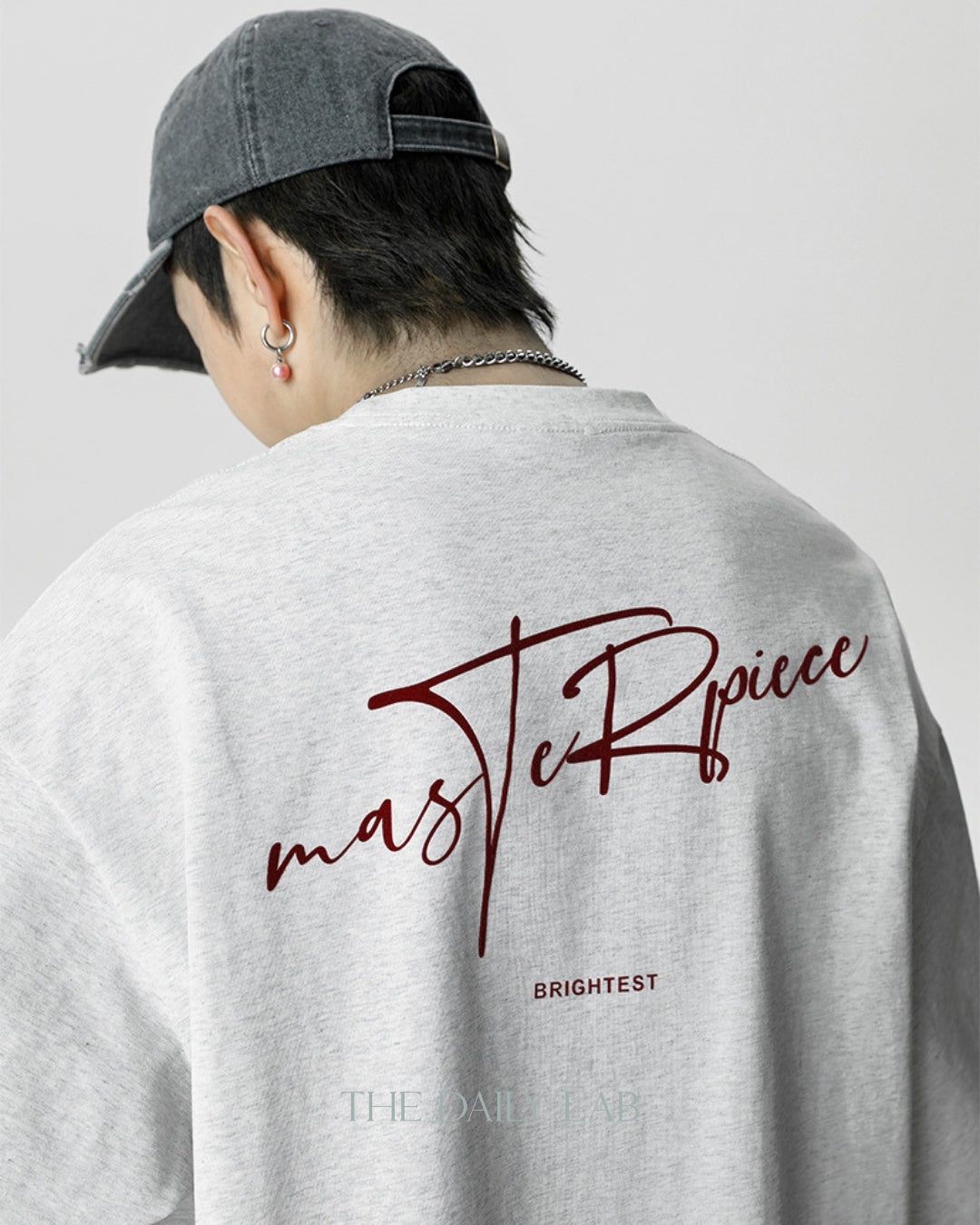 Masterpiece Vintage Cotton Tee in Grey