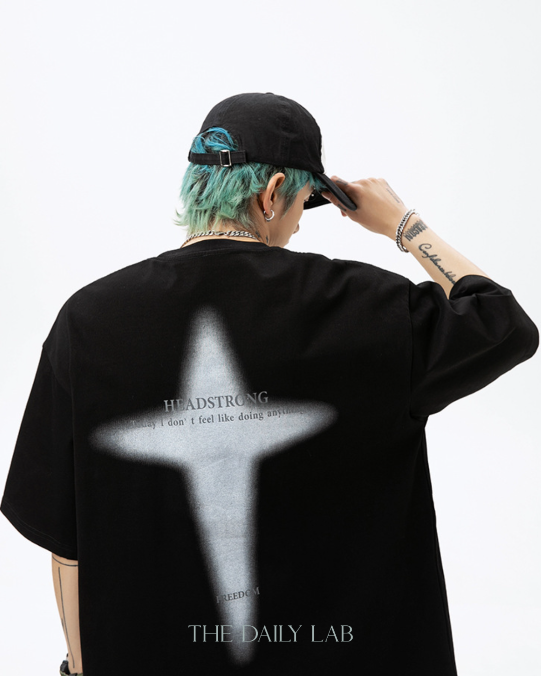 Headstrong Relaxed Tee in Black