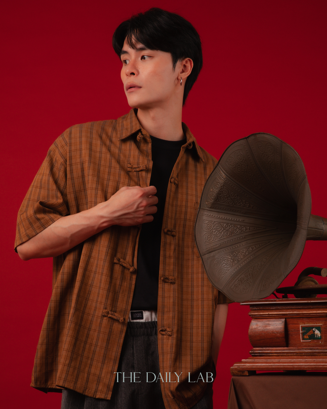 Heritage Plaid Tang Shirt in Brown