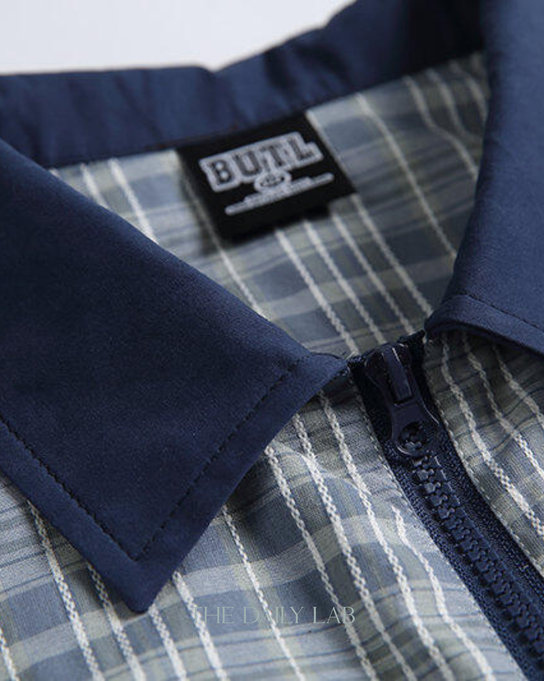 American Streetwear Patchwork Shirt in Brown