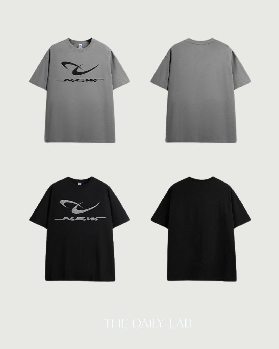 New Loose Tee in Black