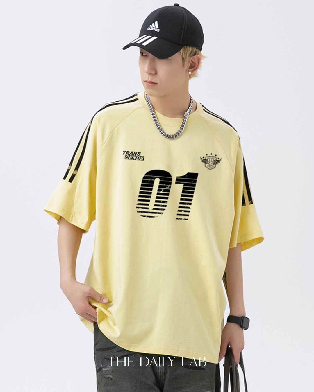 01 Vintage Oversized Tee in Yellow