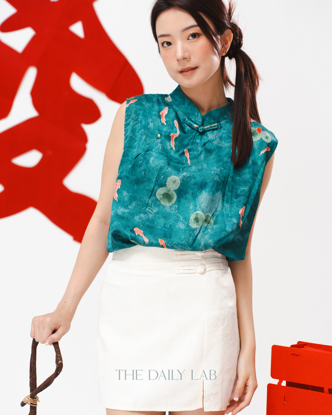 Lotus Whisper Sleeveless Tang Top