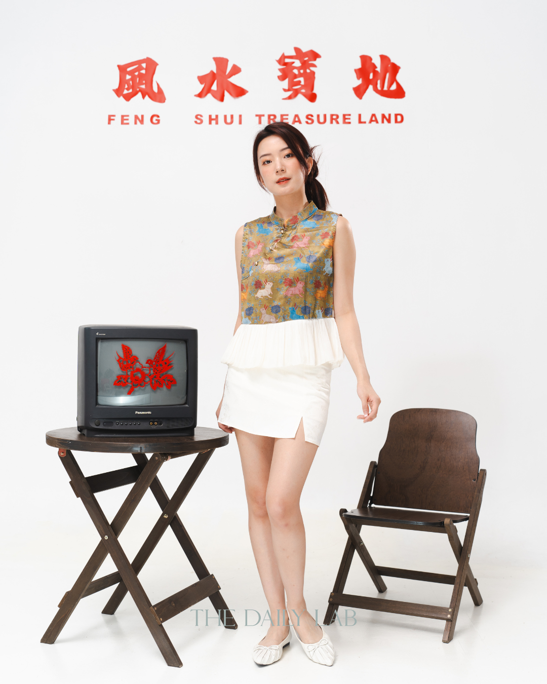 Golden Peony Layered Top