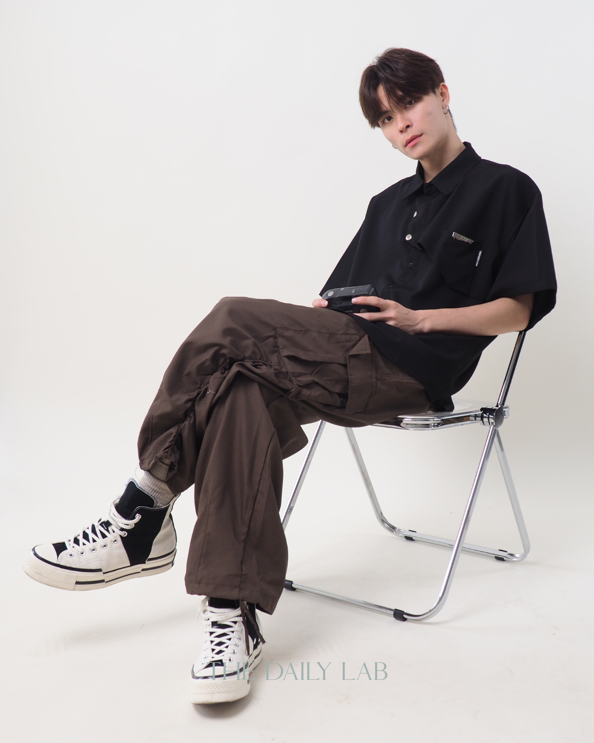 Buttoned Shirt in Black