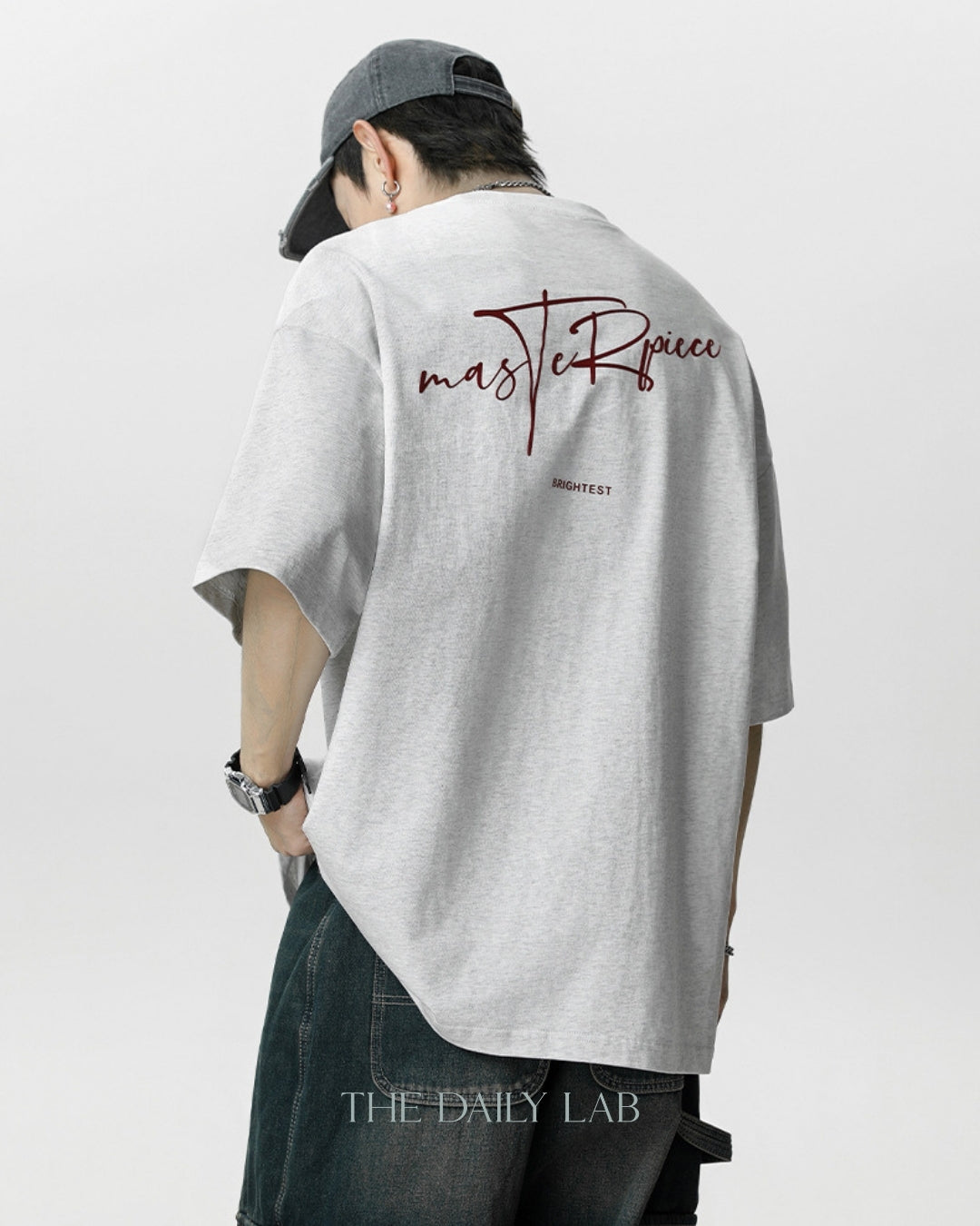 Masterpiece Vintage Cotton Tee in Grey