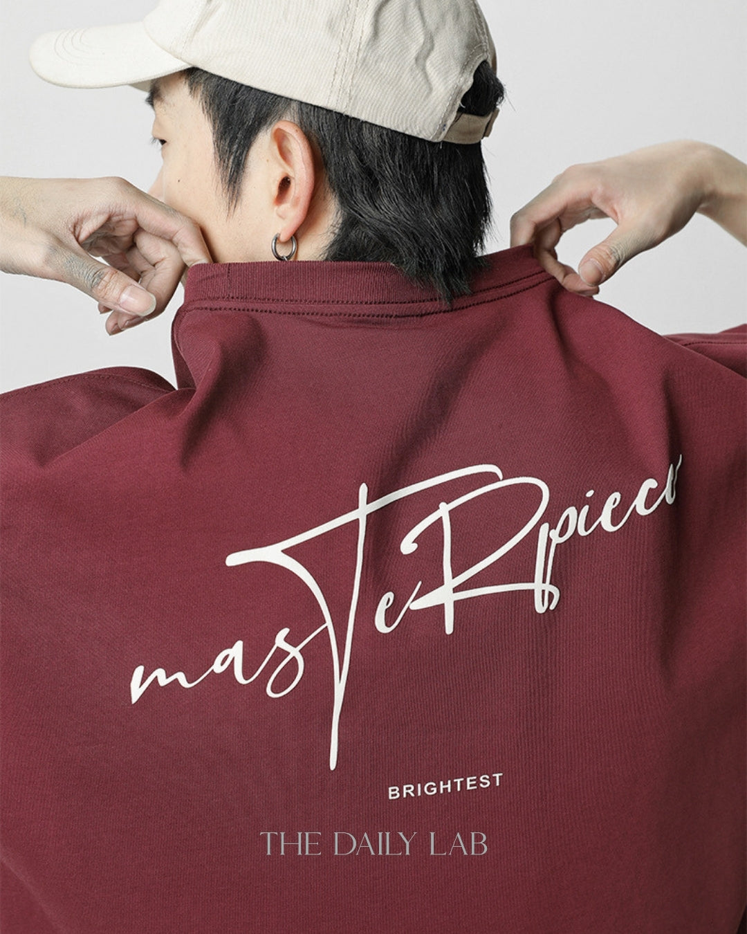 Masterpiece Vintage Cotton Tee in Red