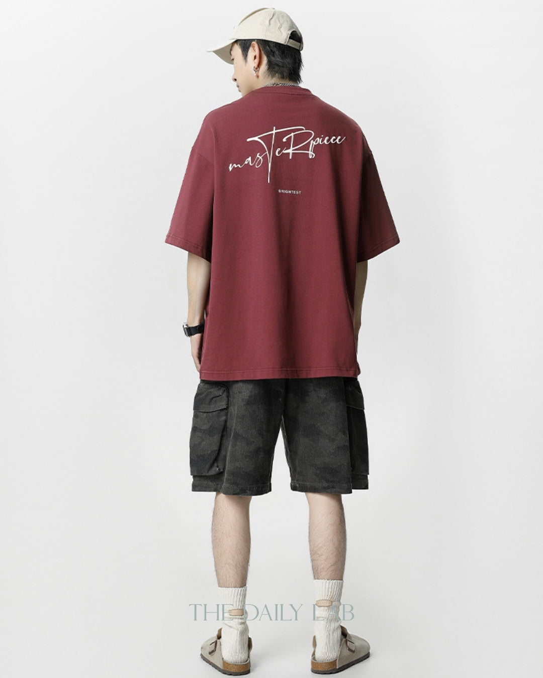 Masterpiece Vintage Cotton Tee in Red