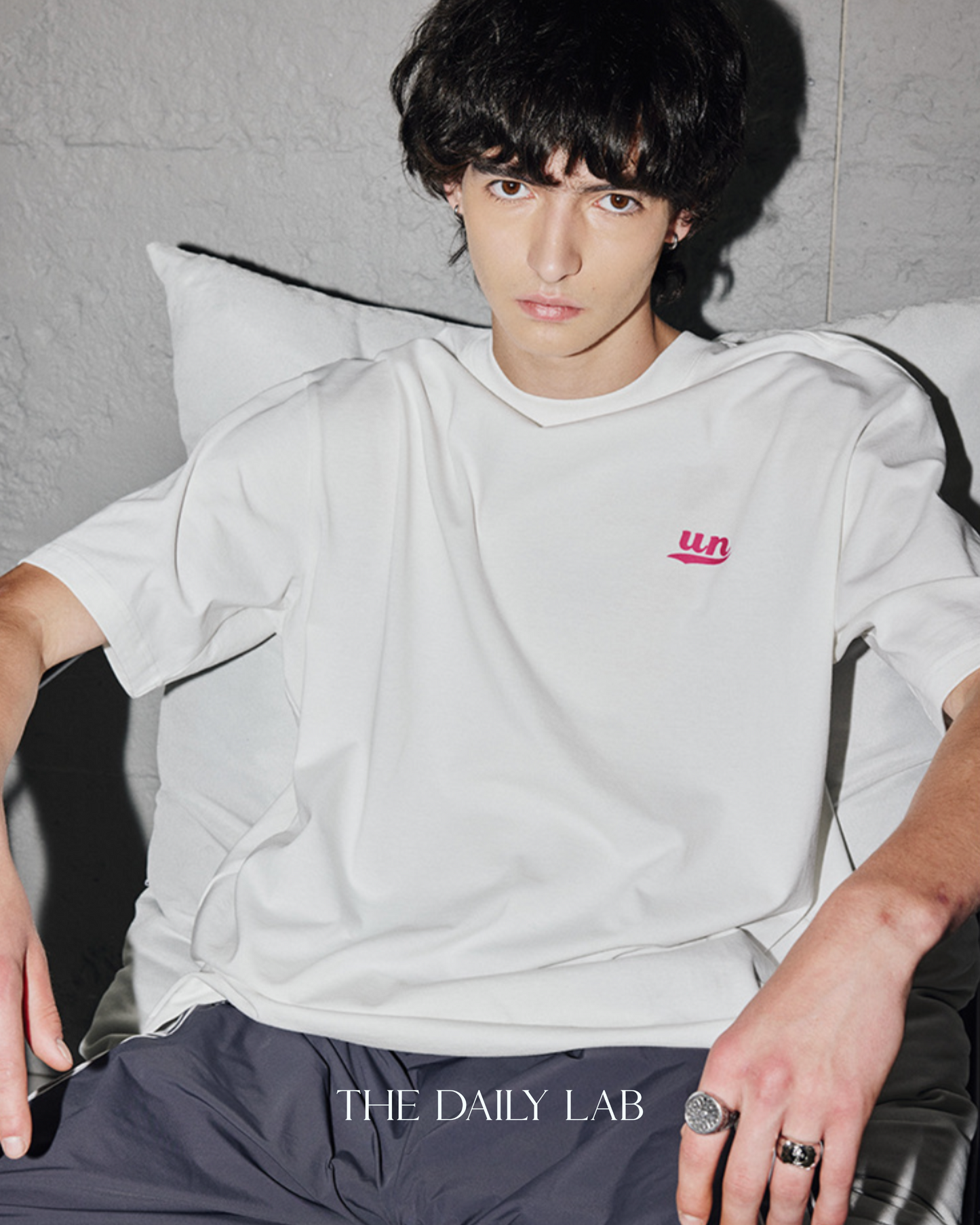 250G UN Oversized Shirt in White