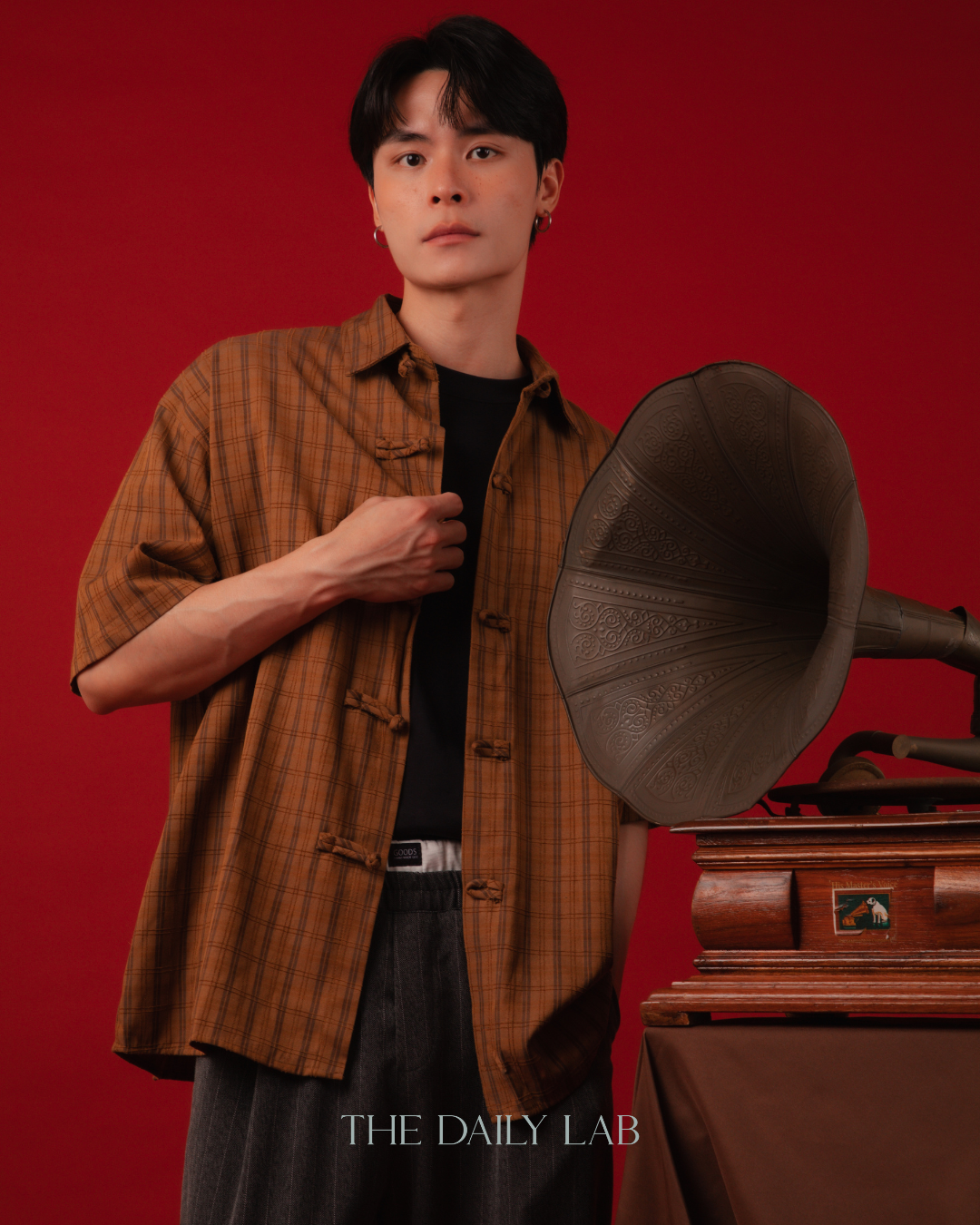 Heritage Plaid Tang Shirt in Brown