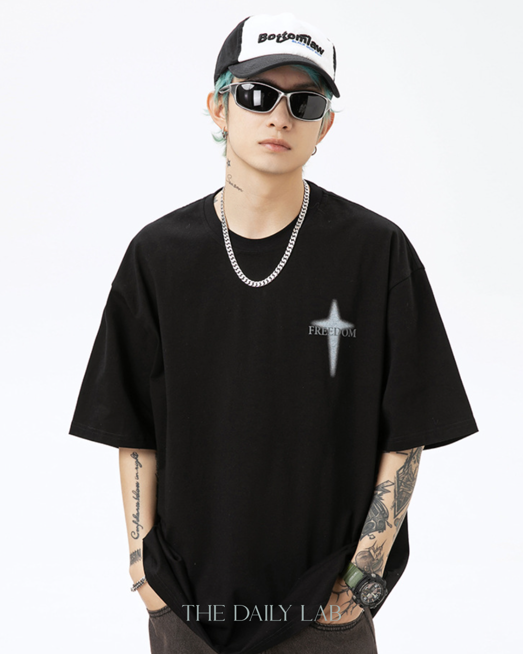 Headstrong Relaxed Tee in Black